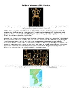 Gold and jade crown, Silla Kingdom