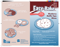 Blueberry Muffin Tops Mixes