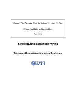 Causes of the Financial Crisis: An Assessment