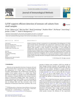 CyTOF supports efficient detection of immune cell subsets from