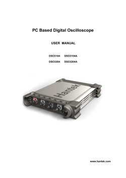 PC Based Digital Oscilloscope