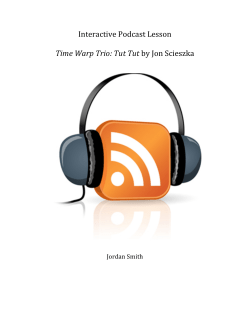 Interactive Podcast Lesson Time Warp Trio: Tut