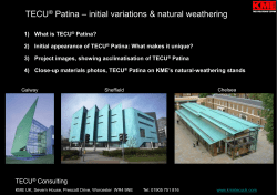 TECU&reg; Patina - KME TECU&reg; (UK)