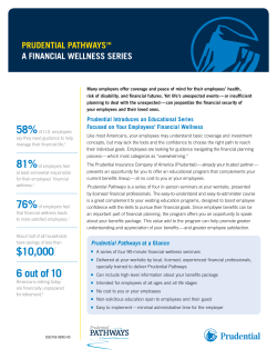 Prudential Pathways A financial wellness series
