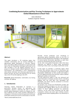 Combining Rasterization and Ray Tracing