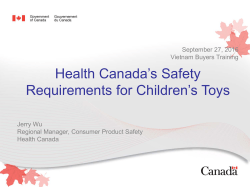 Toys Regulations