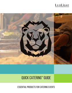 quick catering™ guide