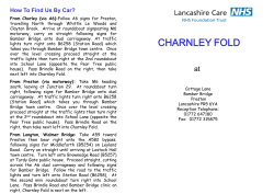 How To Find Us By Car? - Lancashire Care NHS Foundation Trust