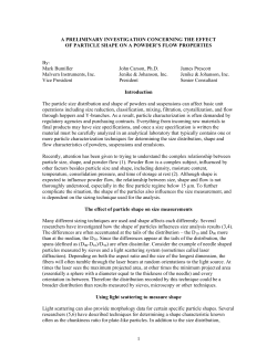 FORM-A Preliminary Investigation Concerning the Effect of