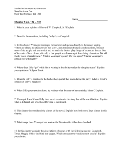 Name Chapter 8 pp. 162 – 181 1. What is your opinion of Howard W