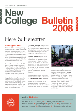 2008 Bulletin  - The University of Edinburgh