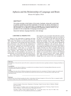 Saffran2000 - Gonda Multidisciplinary Brain Research Center