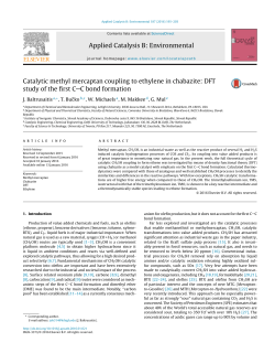 Catalytic methyl mercaptan coupling to ethylene in chabazite: DFT