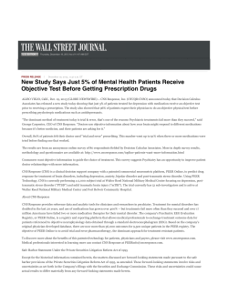 New Study Says Just 5% of Mental Health Patients