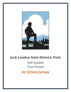 Self Guided Tour-Pre-visit Packet for Teachers