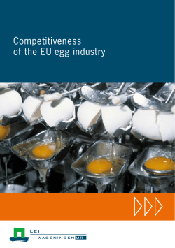 Competitiveness of the EU egg industry