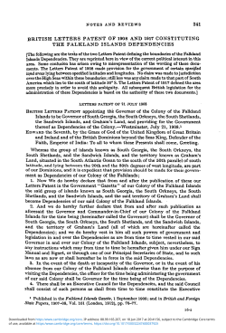 British Letters Patent of 1908 and 1917