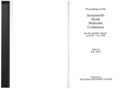 1996 Rio - The World Methodist Conference