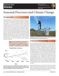Seasonal Processes and Climate Change