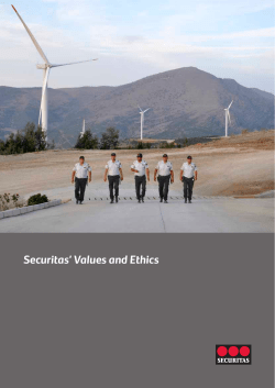Securitas` Values and Ethics Code