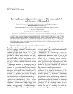 Eco-friendly, industrial process for synthesis of (S)-3