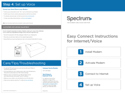 Time Warner Cable Phone Easy Connect Guide