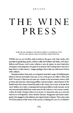 THE WINE PRESS - University of Newcastle