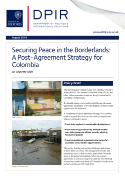 Securing Peace in the Borderlands