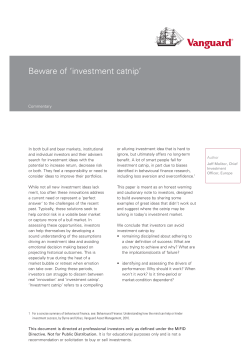 Beware of `investment catnip`
