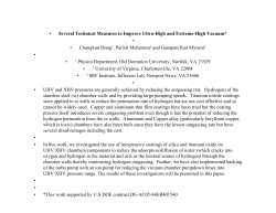 Several technical measures to improve ultra-high