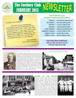 Upcoming Board Meetings