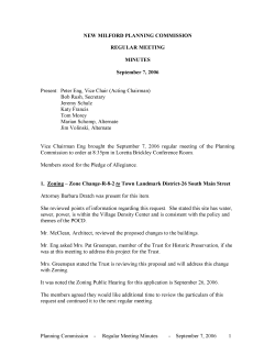 NEWMILFORDPLANNINGCOMMISSION REGULARMEETING