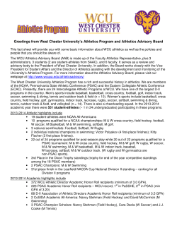 Athletics Fact Sheet