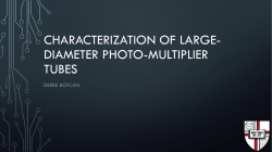 Characterization of Large-Diameter photo