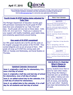 R-E-S-P-E-C-T, Find Out What it Means to Quincy Students Quincy