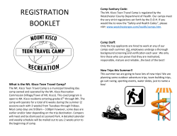 Teen Travel BROCHURE INFO