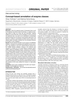 Concept-based annotation of enzyme classes