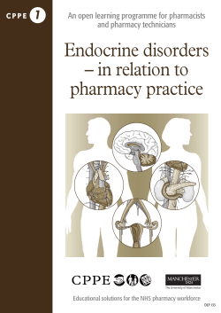 Endocrine disorders - NHS Education for Scotland