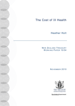 The Cost of Ill Health
