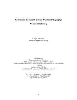 Commercial Nineteenth-Century American Lithography