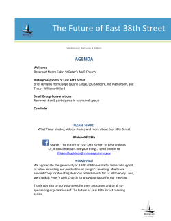 The Future of East 38th Street