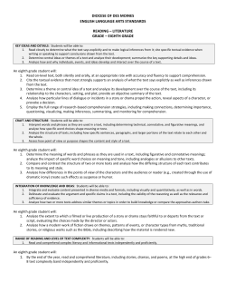 eighth grade - Diocese of Des Moines