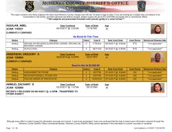 inmate Search By Name - McHenry County Sheriff