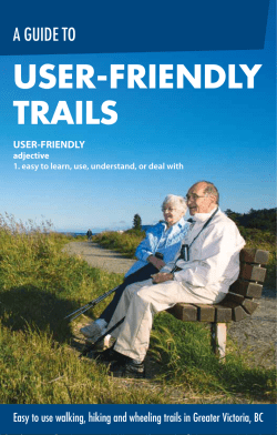 User-Friendly Trails - Capital Regional District