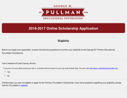 2016-2017 Application
