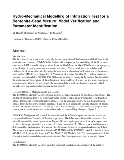 Hydro-Mechanical Modelling of Infiltration Test for a Bentonite
