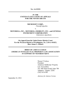AIPLA Amicus MS v Motorola