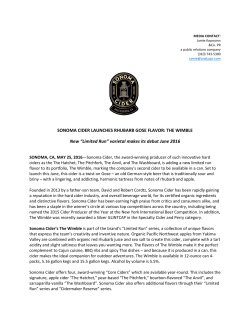 the wimble - Sonoma Cider