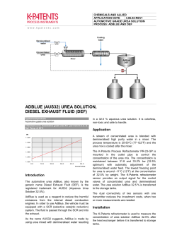 ADBLUE (AUS32) UREA SOLUTION, DIESEL EXHAUST FLUID (DEF)