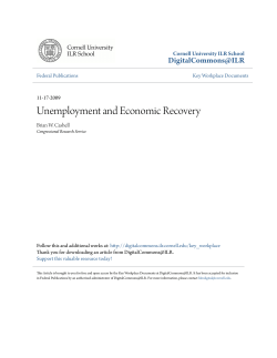 Unemployment and Economic Recovery